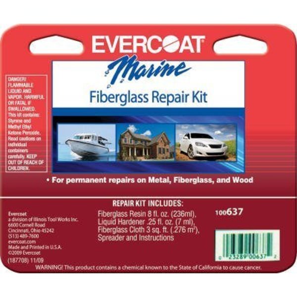 Evercoat FIBERGLASS REPAIR KIT-1/2 PINT FE637